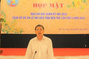 Công bố lễ hội dừa Bến Tre năm 2019