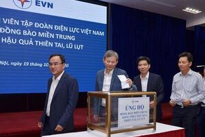 EVN phát động ủng hộ đồng bào bị ảnh hưởng bão lụt tại miền Trung