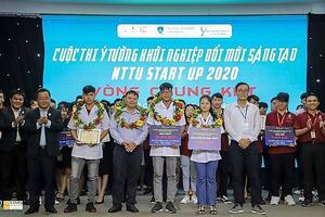Sinh viên Trường Đại học Nguyễn Tất Thành trở thành quán quân Cuộc thi Khởi nghiệp Quốc gia 2020