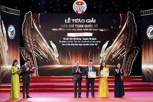 Vinh danh 26 tác phẩm đoạt Giải báo chí toàn quốc về nông nghiệp, nông dân, nông thôn Việt Nam 2023