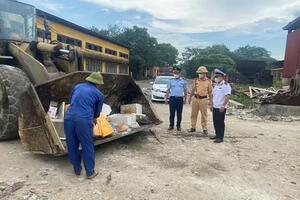 Phú Thọ: Ngăn chặn, tiêu hủy 250 kg sản phẩm động vật không đảm bảo an toàn thực phẩm