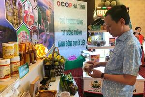 Có gì hấp dẫn tại Hội chợ các sản phẩm OCOP, công nghiệp nông thôn tiêu biểu tỉnh Hà Tĩnh?
