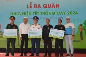 Hơn 3.700 cây xanh vừa được trồng tại Bà Rịa - Vũng Tàu