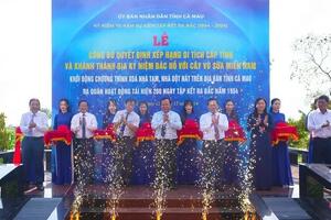 Cà Mau: Khánh thành bia kỷ niệm Bác Hồ với cây vú sữa miền Nam