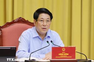 Chủ tịch nước Lương Cường làm việc với Văn phòng Chủ tịch nước