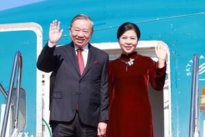 Tổng Bí thư Tô Lâm đến Viêng Chăn, bắt đầu thăm cấp Nhà nước tới Lào