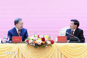 Thông báo kết quả Đại hội XII Đảng Nhân dân Cách mạng Lào