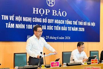 Hà Nội chuẩn bị công bố Quy hoạch tổng thể Thủ đô Hà Nội tầm nhìn 100 năm