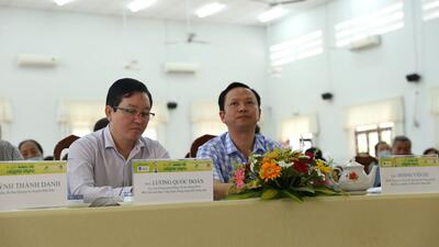 Ông Lương Quốc Đoàn - Ủy viên Trung ương Đảng, Bí thư Đảng đoàn, Chủ tịch Ban Chấp hành Trung ương Hội Nông Dân Việt Nam tham dự Chương trình