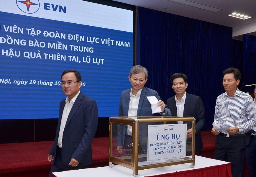 EVN phát động ủng hộ đồng bào bị ảnh hưởng lũ lụt tại miền Trung