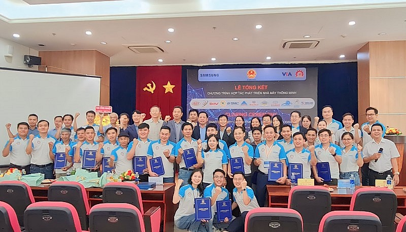 123 chuyên gia và 52 doanh nghiệp được đào tạo về phát triển nhà máy thông minh