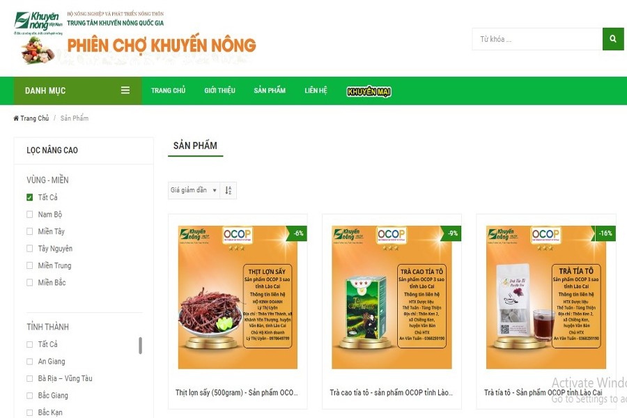 Lào Cai: Xúc tiến thương mại trong tiêu thụ nông sản, sản phẩm OCOP