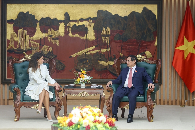 Thủ tướng Chính phủ đề nghị GE Vernova mở rộng đầu tư vào Việt Nam. Ảnh: VGP/Nhật Bắc.