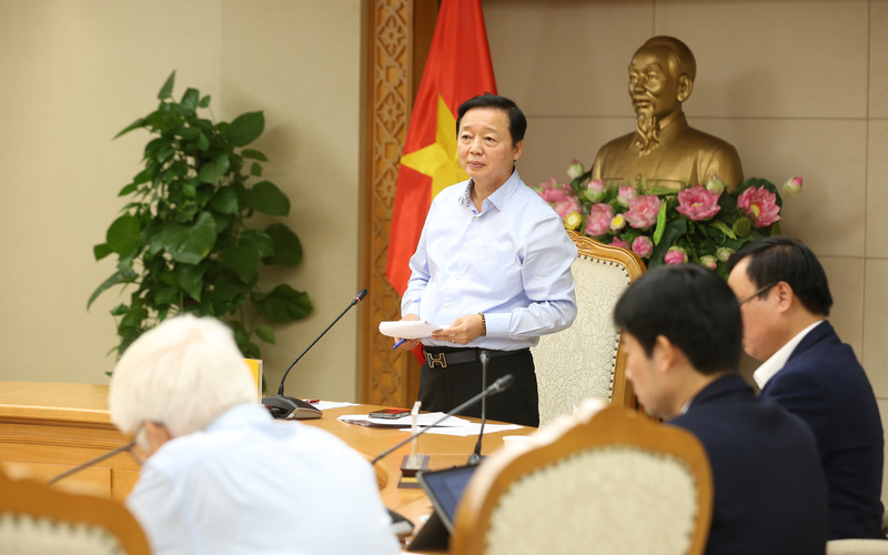 Phó Thủ tướng Trần Hồng Hà phát biểu tại cuộc họp. Ảnh: VGP/Minh Khôi