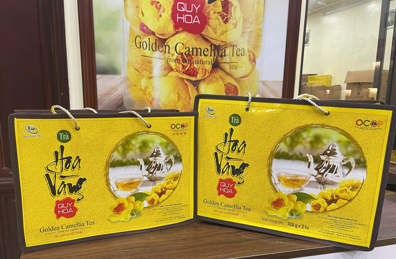 Trà hoa vàng Quy Hoa lan tỏa giá trị Việt tại Hội chợ Mùa Thu 2025.
