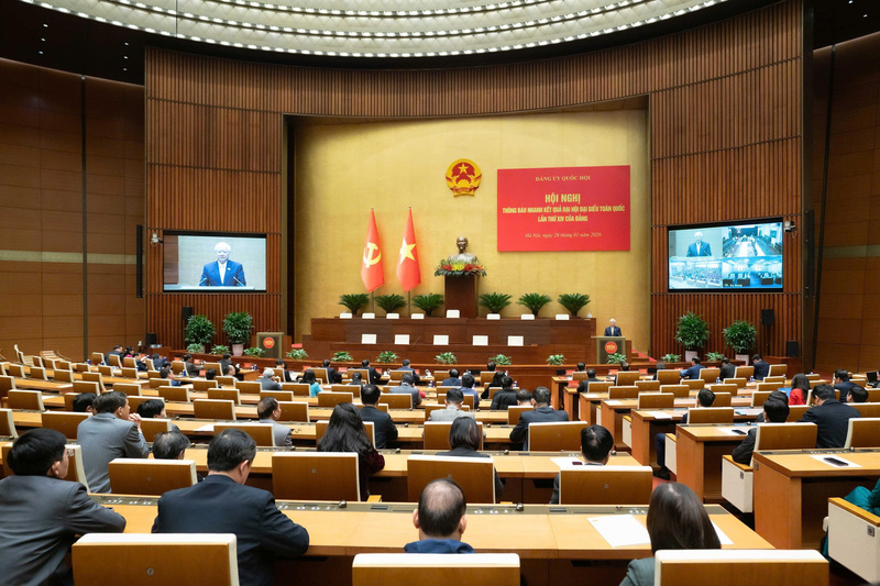 Toàn cảnh hội nghị. Ảnh: VPQH